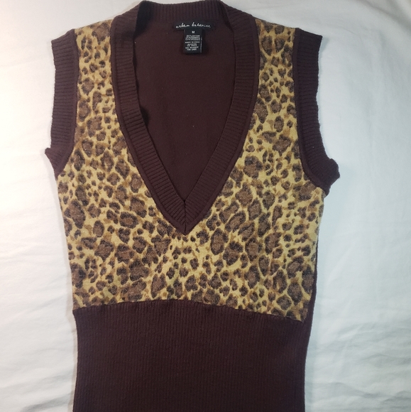 Urban Behavior Brown Knit Vest, Women's size M - Picture 1 of 7